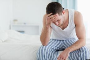 pijn bij een man met prostatitis