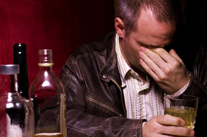alcoholgebruik als oorzaak van acute prostatitis