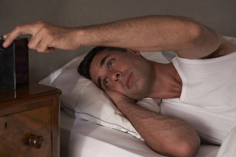 slapeloosheid bij mannen met acute prostatitis