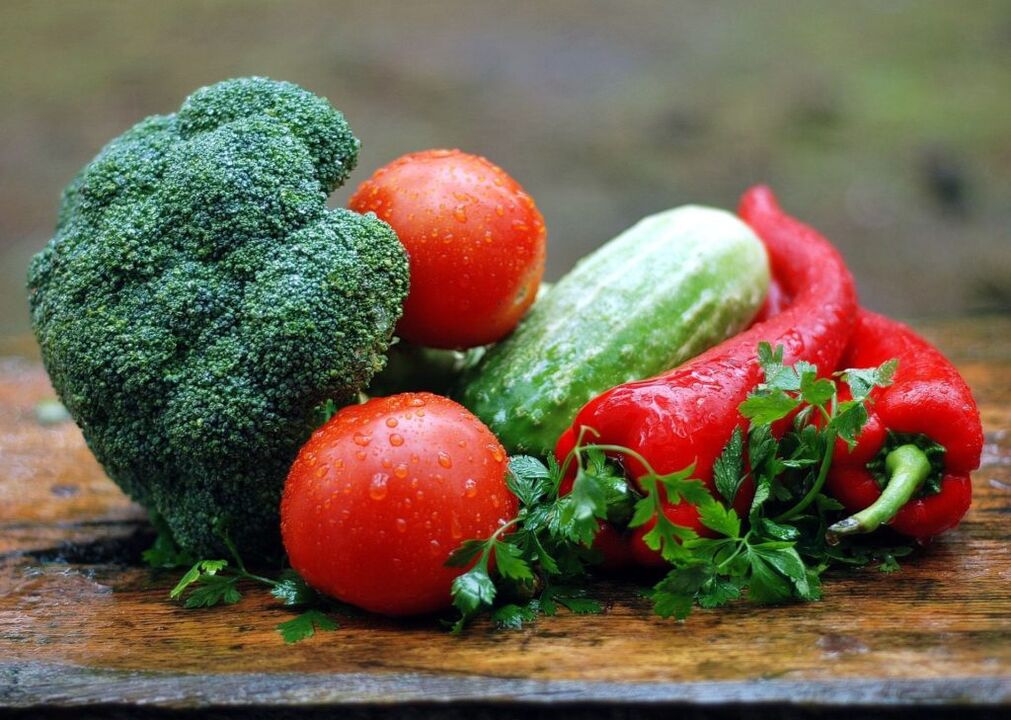 groenten voor prostatitis