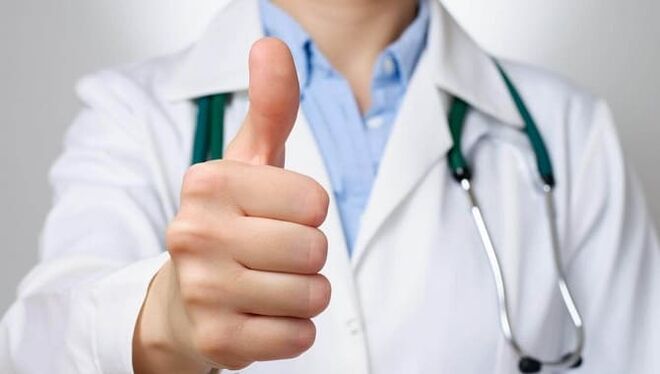 de arts is tevreden over de behandeling van prostatitis met medicijnen
